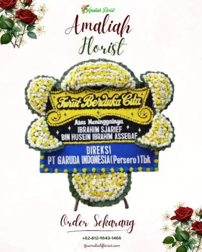 Papan Bunga Duka di Boyongsari